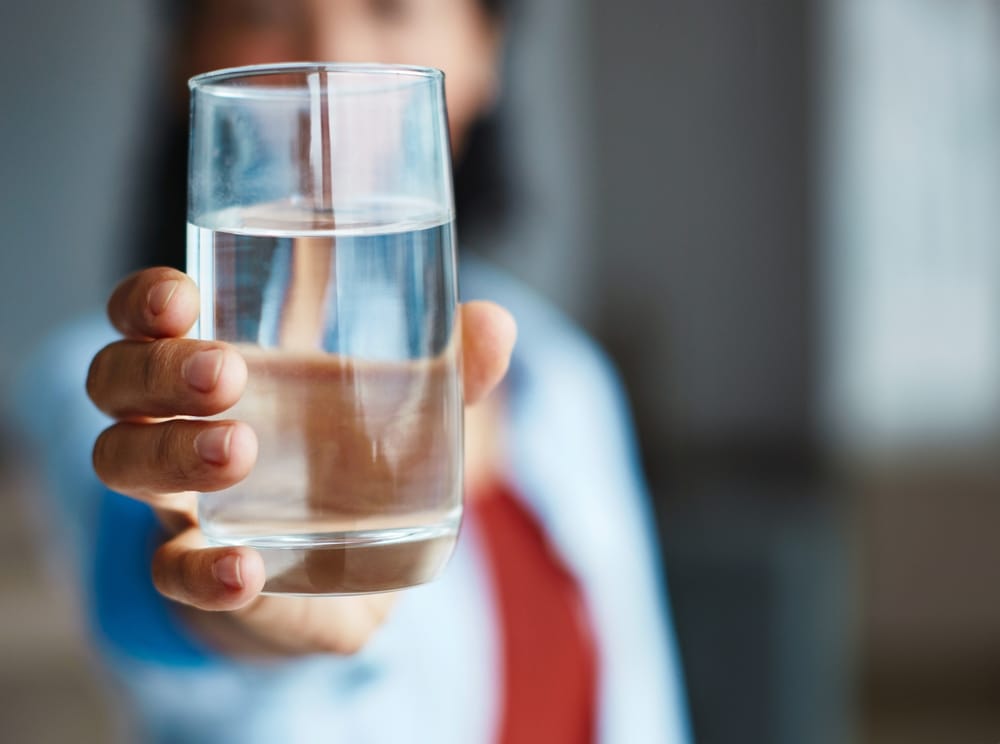 glass of water